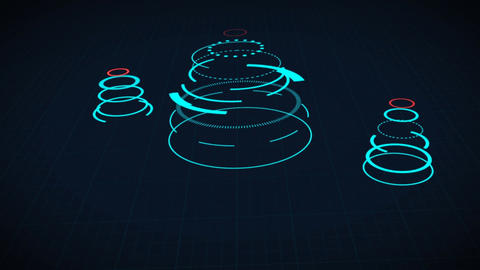 Science fiction design element rotati After Effects template 9006512 ...