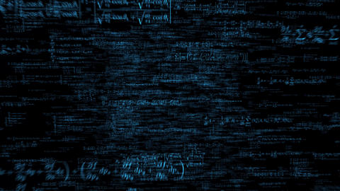 Formula formulae fly through math science data financial teacher tech 4k