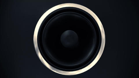 Speakers music vibrating sub cone beats bass club loudspeaker sound boom box 4k