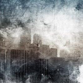 Foggy city