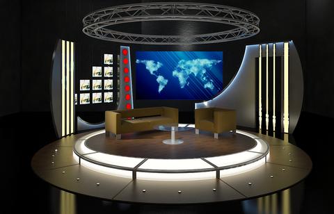 VirtualTvChatSet 19 C4dR17 Vray3 4 Main