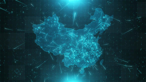 China Map Population 4K