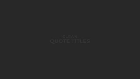 Clean Quote Titles - 1