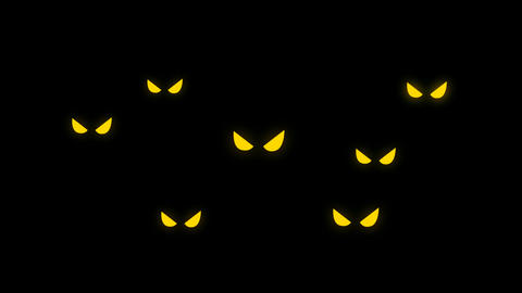 Evil eyes in the dark for Halloween Animated GIF 10891063 | MotionElements