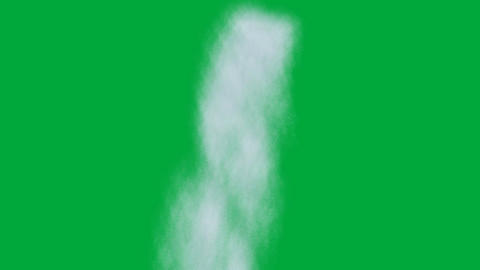 Waterfall Effect on Green Screen: (Matte + Looping)