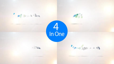Slice Rotation Logo Reveal