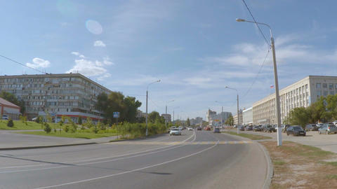 Empty streets of the city
