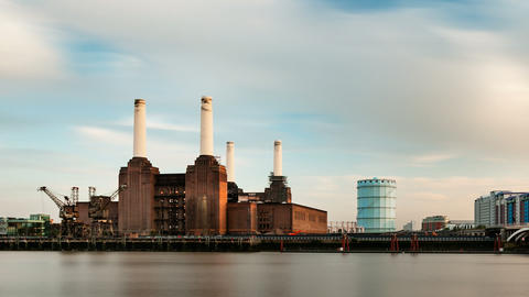 Battersea Power Station Long Exposure Time Lapse, London
