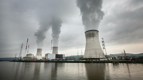 Nuclear Power Station Time Lapse