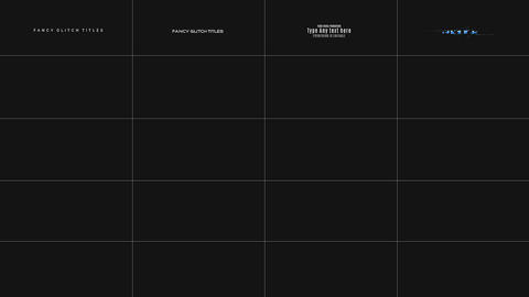 Digital Glitch Titles with Sound Fx - 2