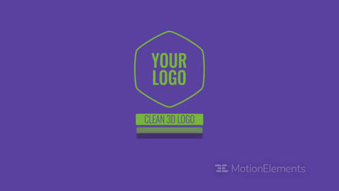 Clean 3D Logo