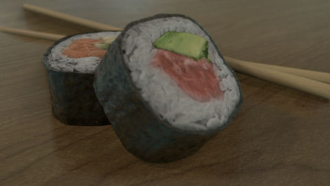 Realistic Sushi Rolls