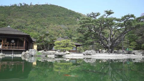 Ritsuringarden,On the ship,pond-2