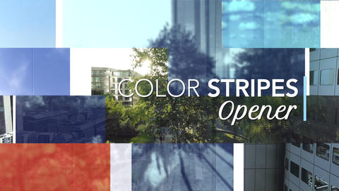 Color Stripes Opener – Apple Motion and Final Cut Pro X Template