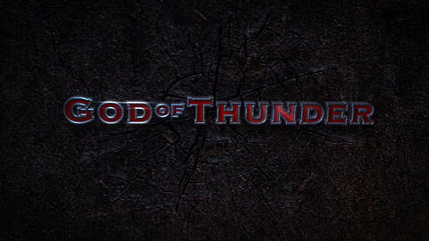 God Of Thunder - Electric Smashing Hammer Logo Stinger