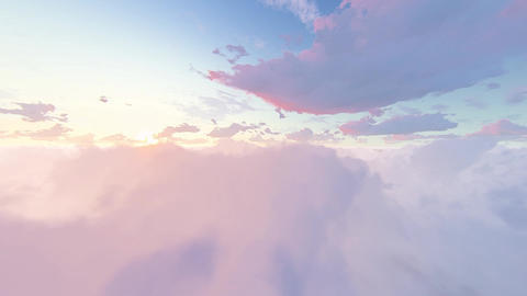 Flying Through Magic Clouds Stock animation 11853013 | MotionElements