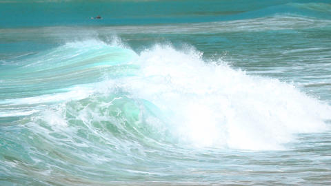 Waves on the beach of Nai Harn, Thailand