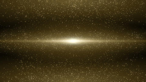 Particles gold bokeh glitter awards dust abstract background loop