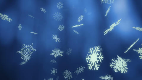blured blue lights and sparkles
