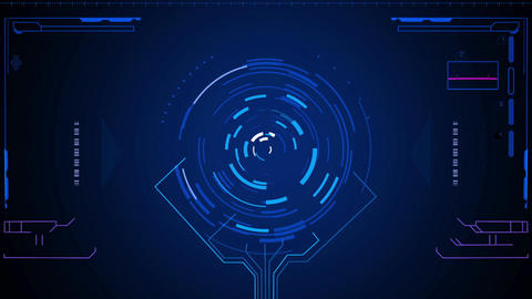 Science fiction hi-tech style user inter After Effects模版 9206962 ...