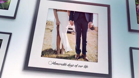 Photos On The Wall - Our Wedding Day - 2