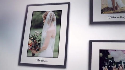 Photos On The Wall - Our Wedding Day - 3
