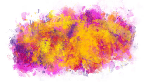 Animation of colorful spots for background