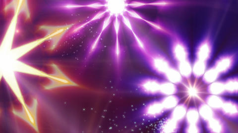 Silquestar Deluxe - Glamorous Christmas Stars Video Background Loop