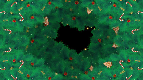 Christmas design festive elements with fir branches