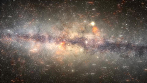 3D Galaxy 360 Degree Spin 4K