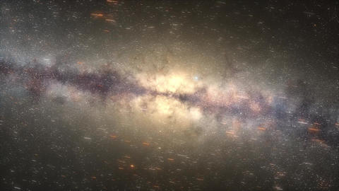 3D Galaxy Zoom Out with Spin
