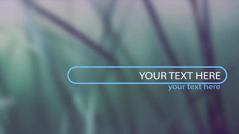 Simple Rounded Lower Third