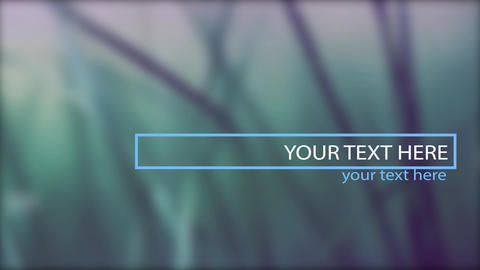 Simple Lower Third
