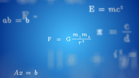 Animated GRAVITY FORMULA Background