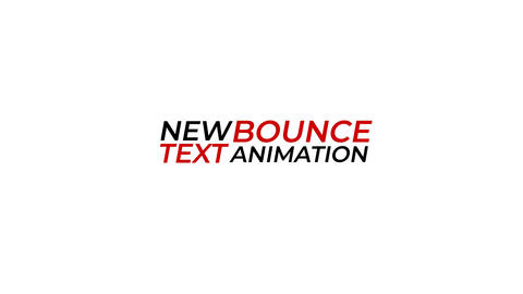 New Bounce Text Animation