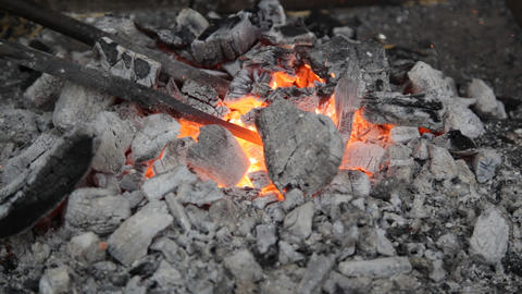 Burning embers