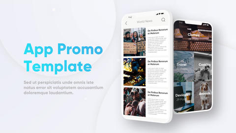 Multiscreen UI Phone App Promo Premiere Pro template 12802391 ...