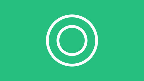 Target icon with flat shadow in PNG format with ALPHA transparency channel