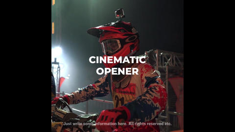 Dynamic Cinematic Opener For Instagram