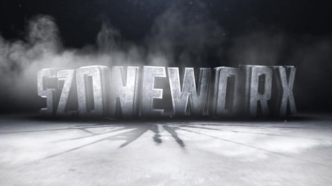 FALLING 3D TEXT INTRO