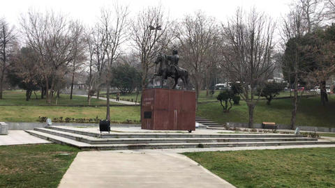 Statue in Barbaros Bulivari Park