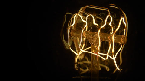 Light bulb 11 camera moving from left to right