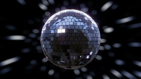 Disco Ball shimmering and rotating loop