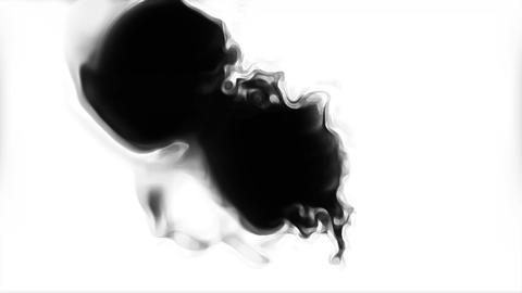 Conceptual Watercolor ink drops transition