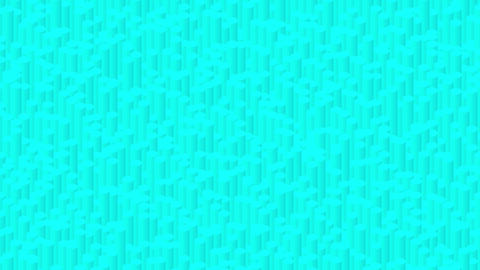 Cylinder bar 3D virtual isometric shuffle wave pattern, Blockchain technology concept design