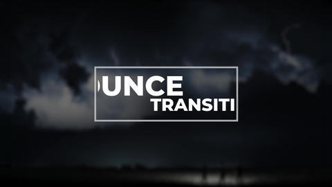 Bounce Transitions