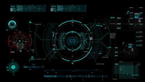 Target pointer and Futuristic user interface HUD GUI dig GIF 13427815 ...
