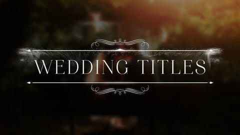 Wedding Titles Premiere Pro Motion Graphic Template (mogrt)