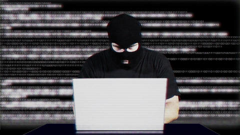 Hacker Working Table Fails Matrix 2
