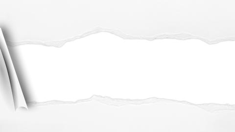 White Ripping Torn Paper Background Animated GIF 14835837 | MotionElements